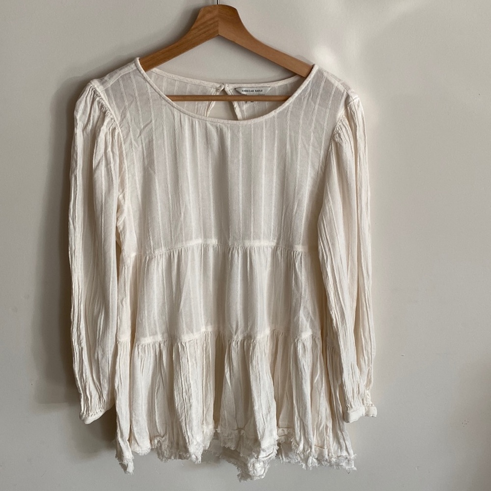 American Eagle peasant top